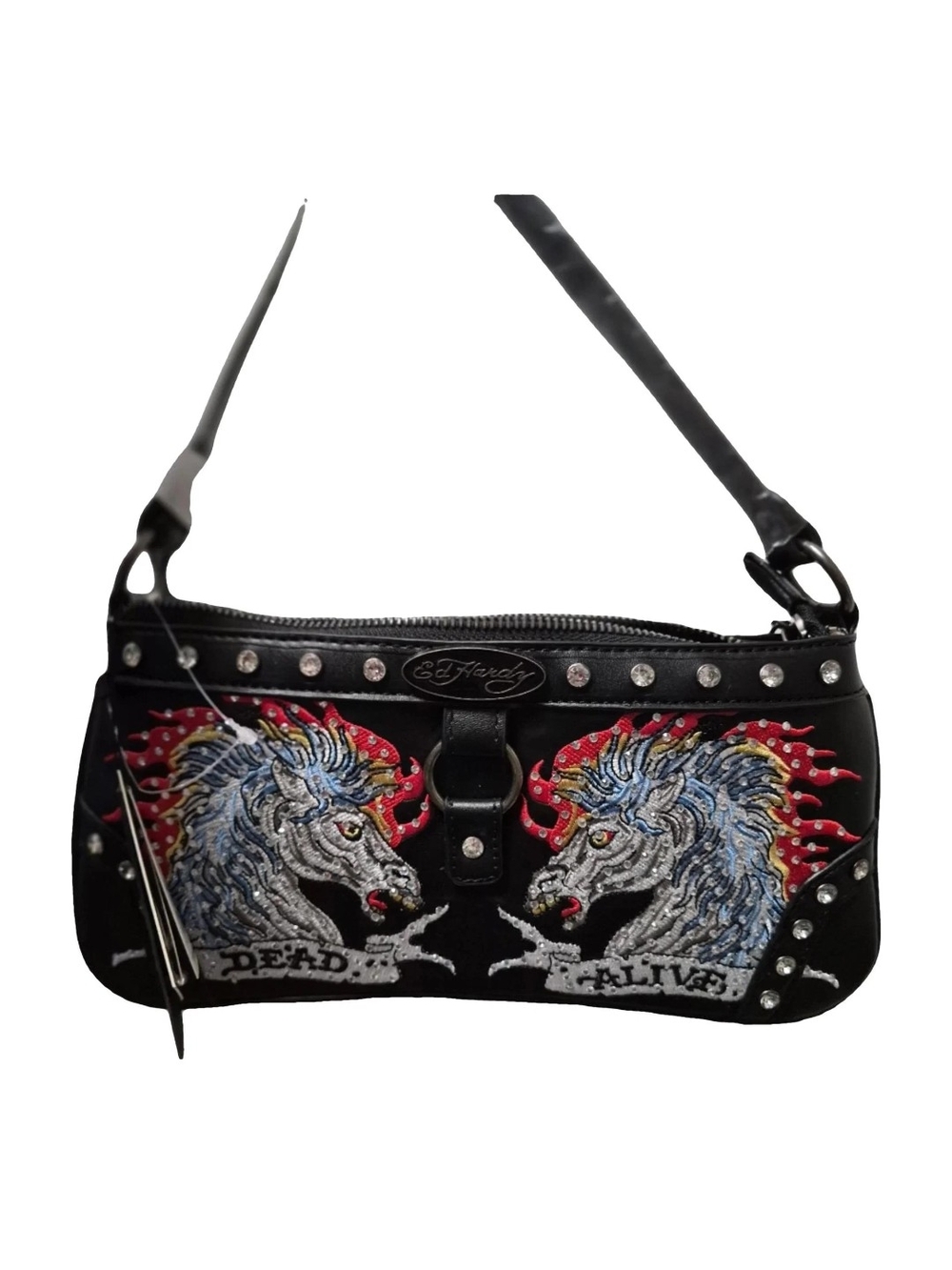 Ed Hardy Horse Dead Or Alive  Shoulder Bag